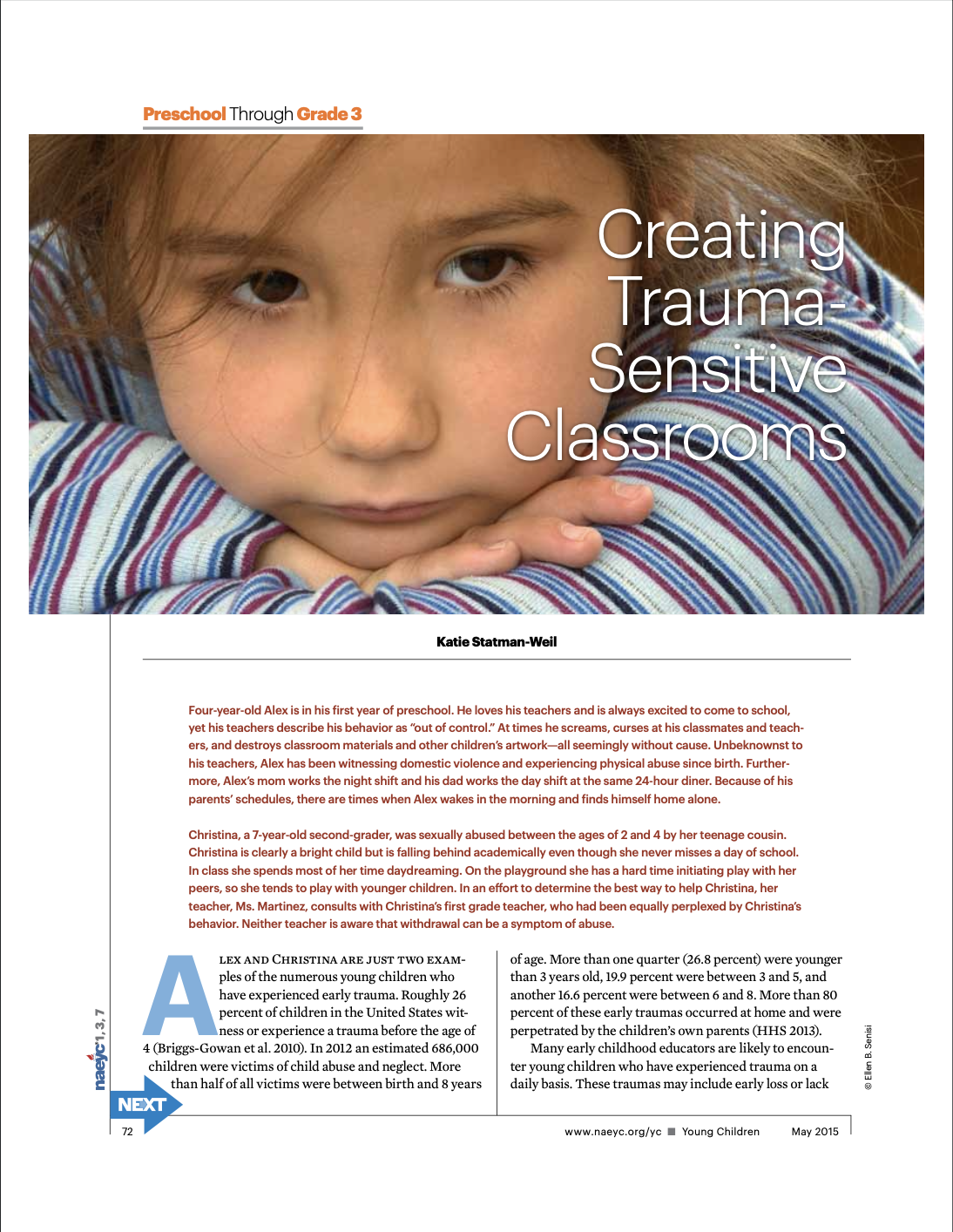 Cover of "Social & Emotional Development," a NAEYC Spotlight on Young Children publication